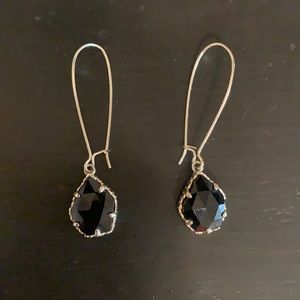 Black Drop Kendra Scott Earrings